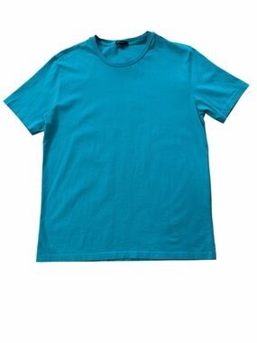 Jeff Teal Blue Classic Crewneck Short Sleeve T-Shirt